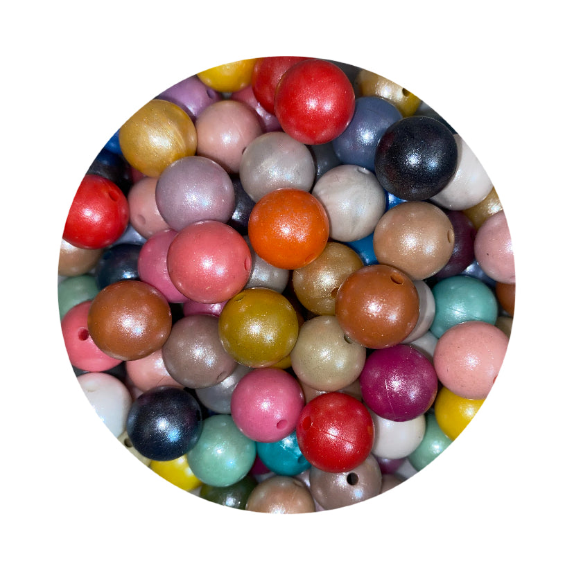 Pearl Silicone Bead Mix
