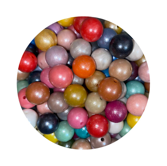 Pearl Silicone Bead Mix