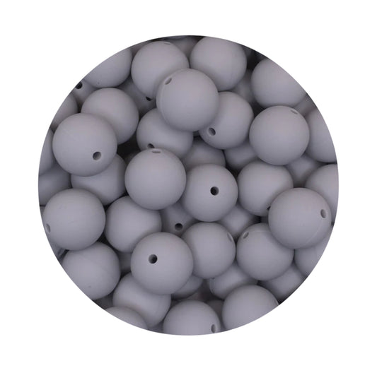 Light Grey Silicone Beads