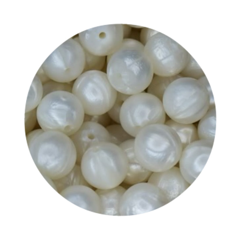 Pearl Silicone Beads