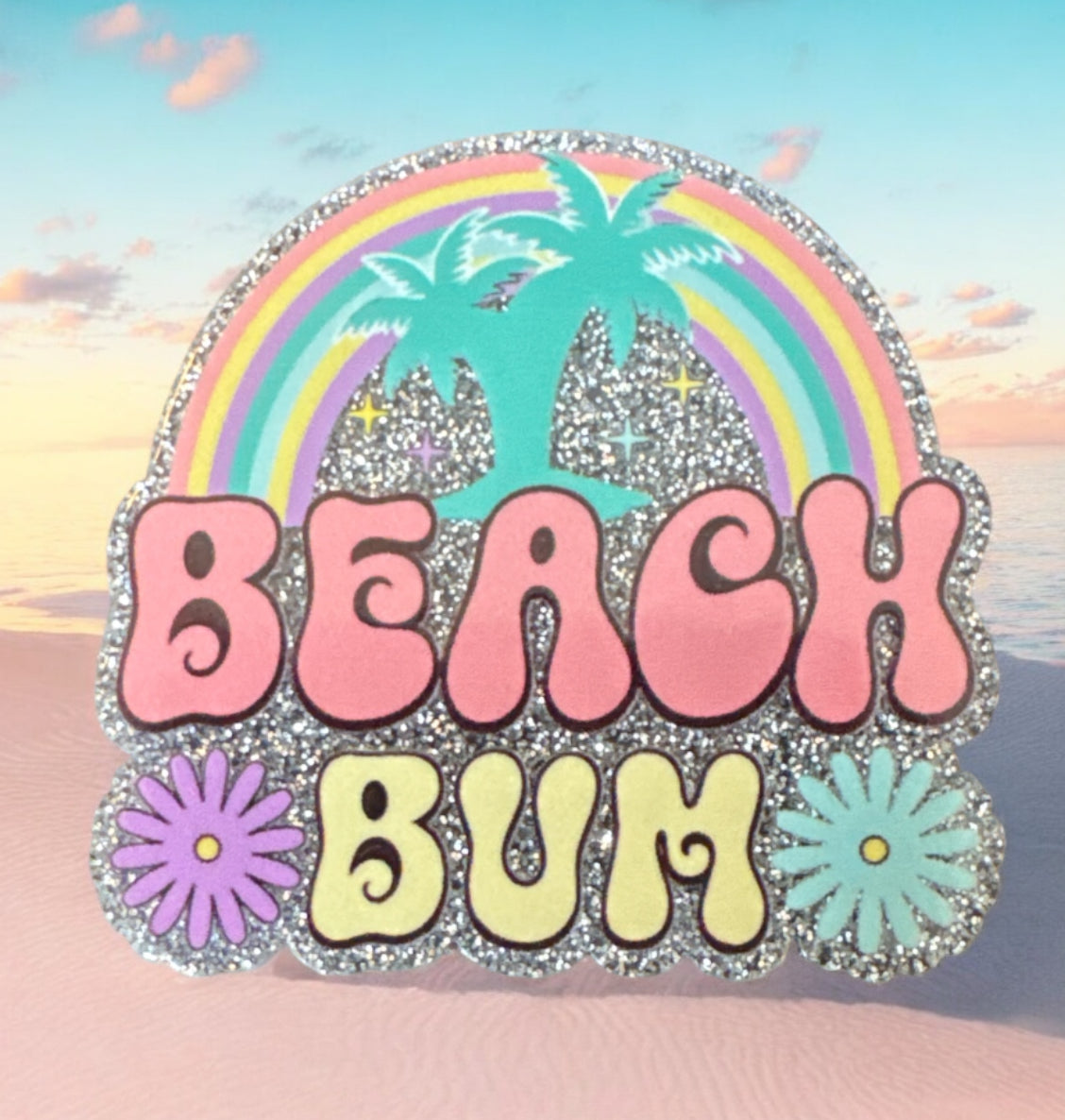 Beach Bum Acrylic Flatback