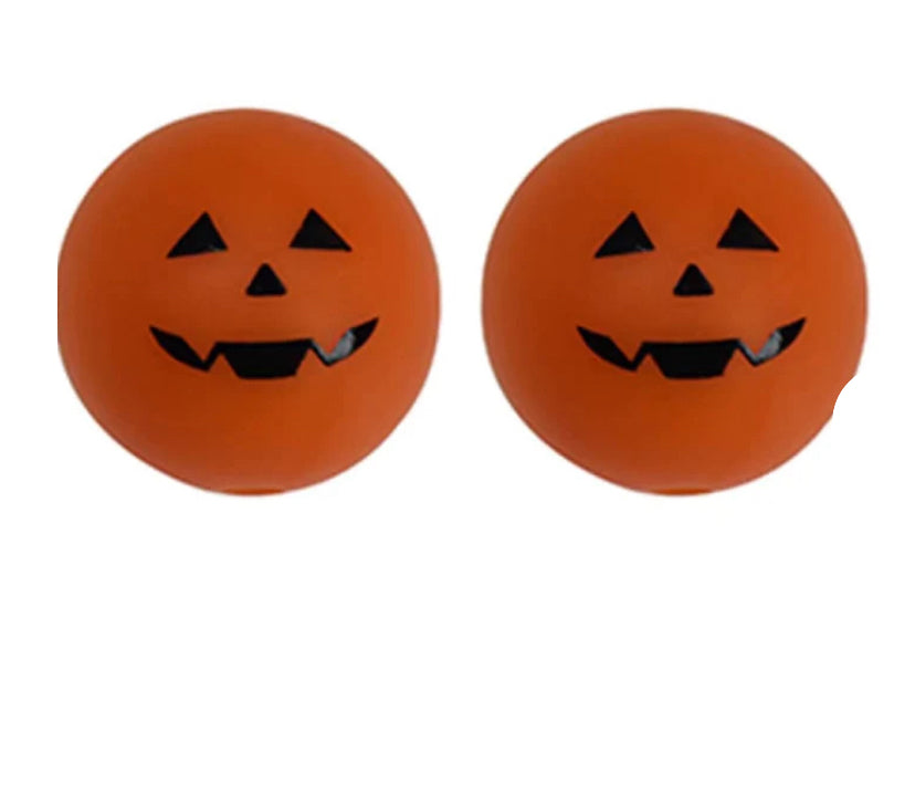 Jack O Lantern Silicone Beads