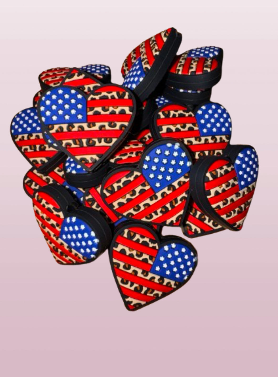 American Flag Heart Focal