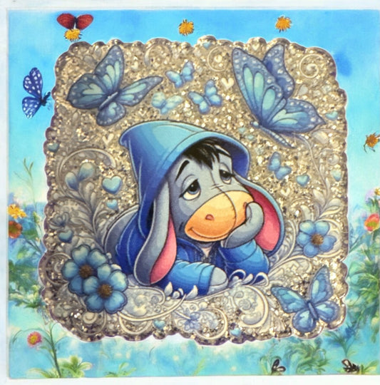 Eeyore Donkey Acrylic Flatback