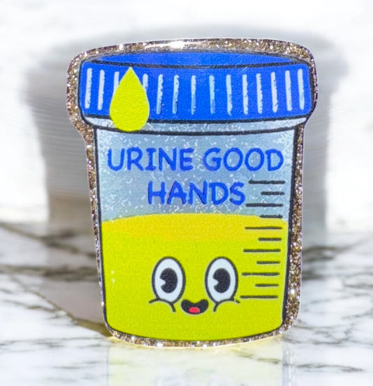 Urine Good Hands Acrylic Flatback