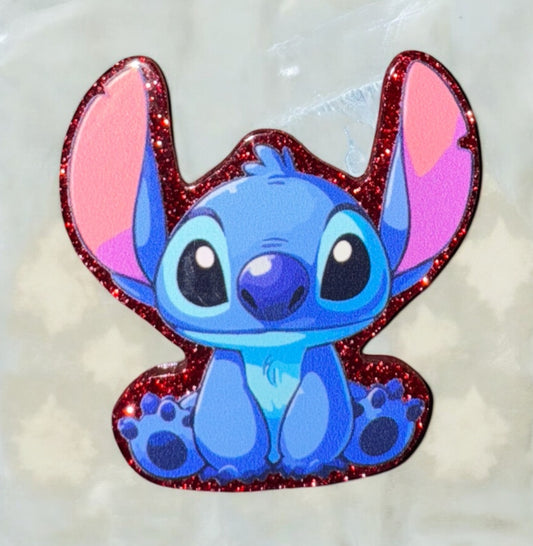Blue Alien Character Acrylic Flatback
