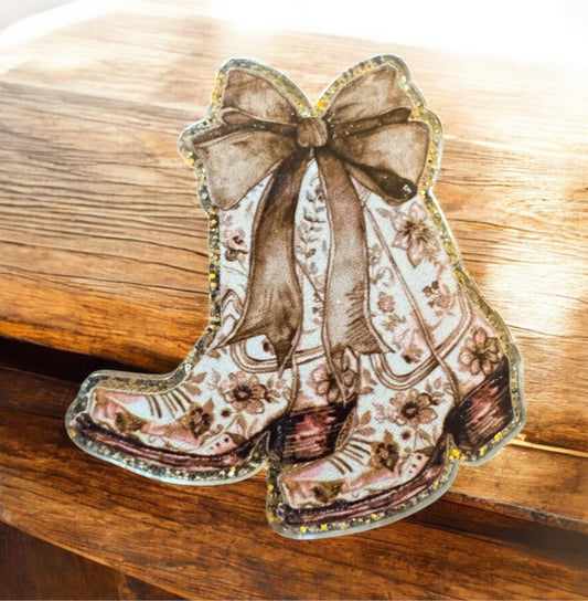 Western Boots  Acrylic Flatback