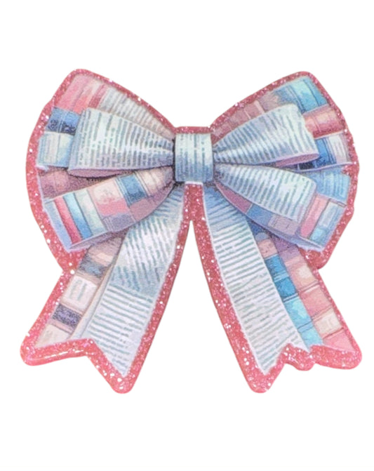 Book Bow Acrylic Flatback