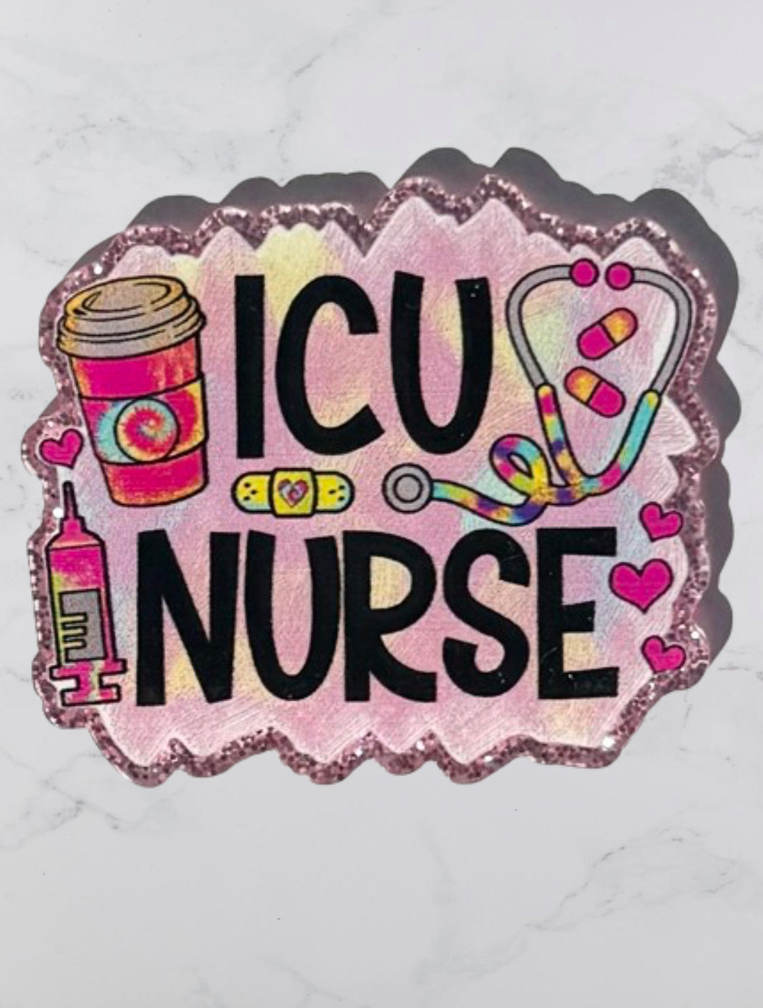 ICU Nurse Acrylic Flatback