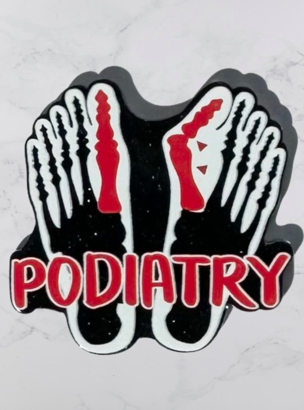 Podiatry Acrylic Flatback