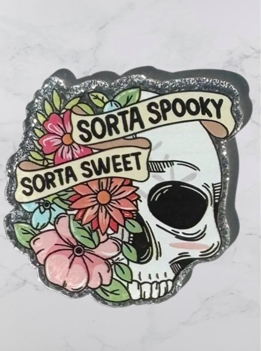 Sorta Spooky Sorta Sweet Acrylic Flatback