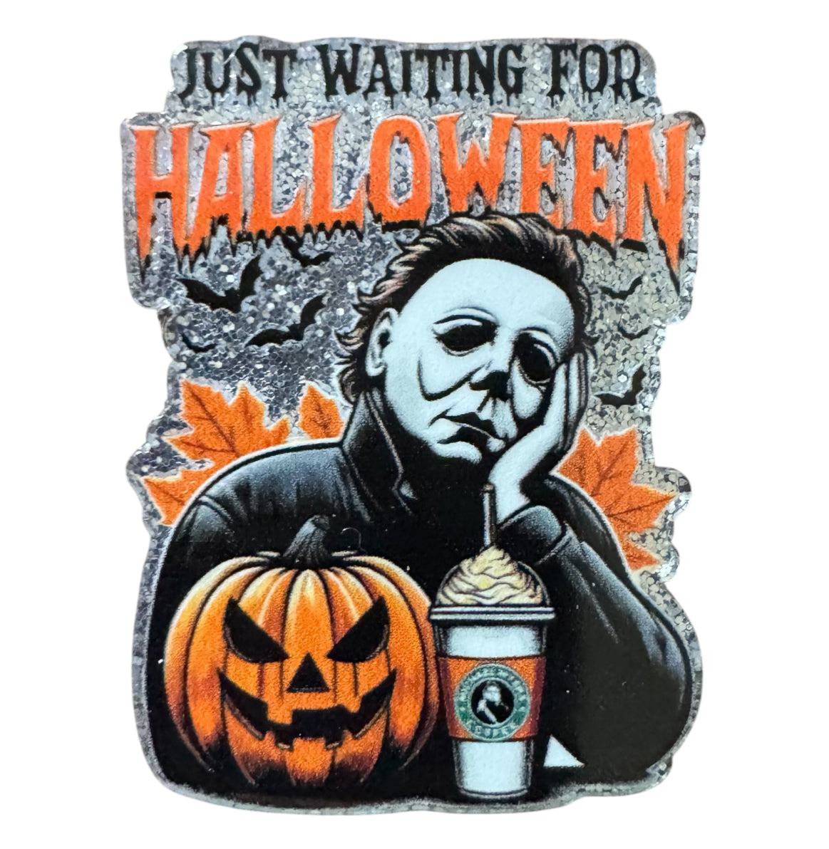 Just Waiting For Halloween Acrylic Flatback