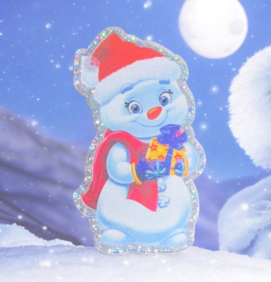 Snowman Acrylic Flatback