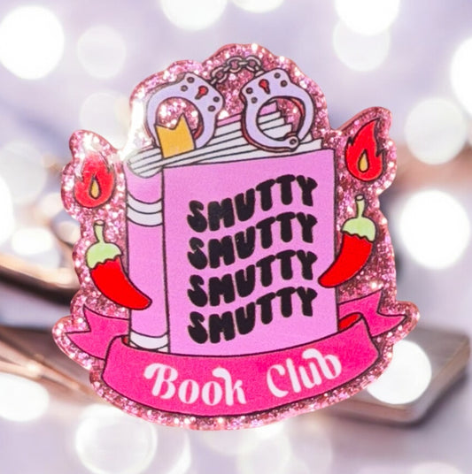 Smutty Book Club Acrylic Flatback