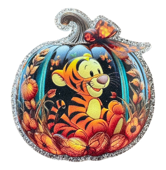 Tig Pumpkin Acrylic Flatback