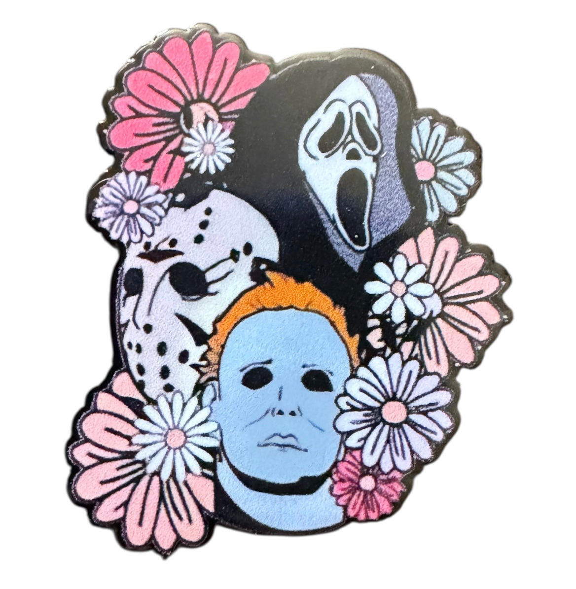 Floral Horror Characters Acrylic Flatback