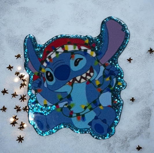 Blue Alien Acrylic Flatback