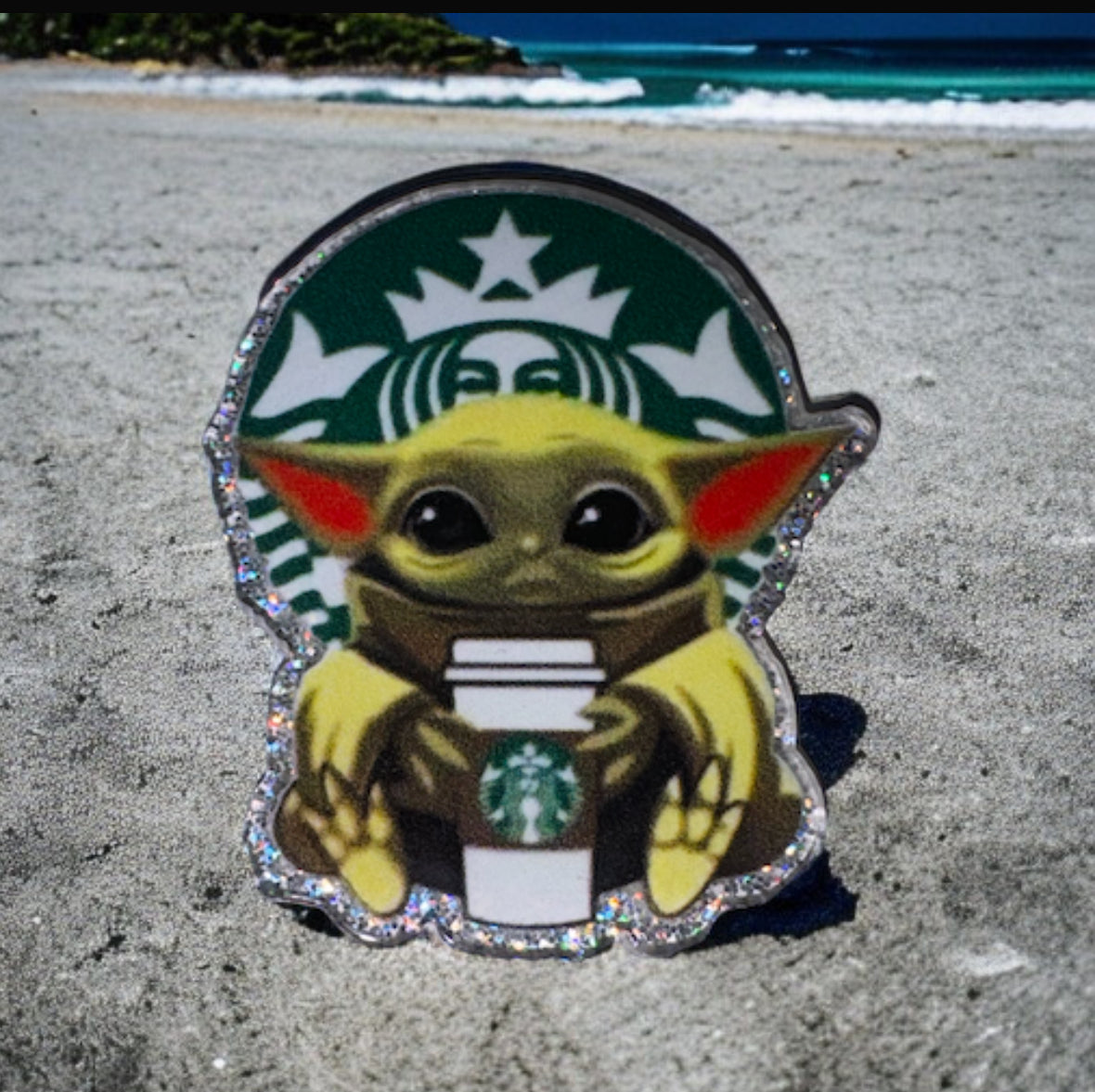 Coffee Character Acrylic Flatback