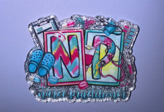 Nurse Practitioner Acrylic Flatback