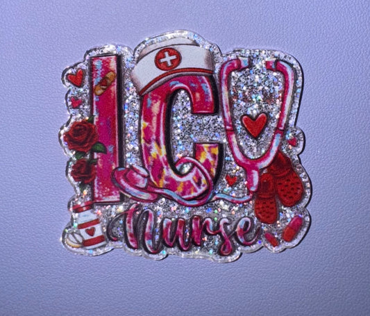 ICU Nurse Acrylic Flatback