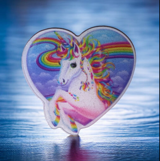 Unicorn Heart Acrylic Flatback