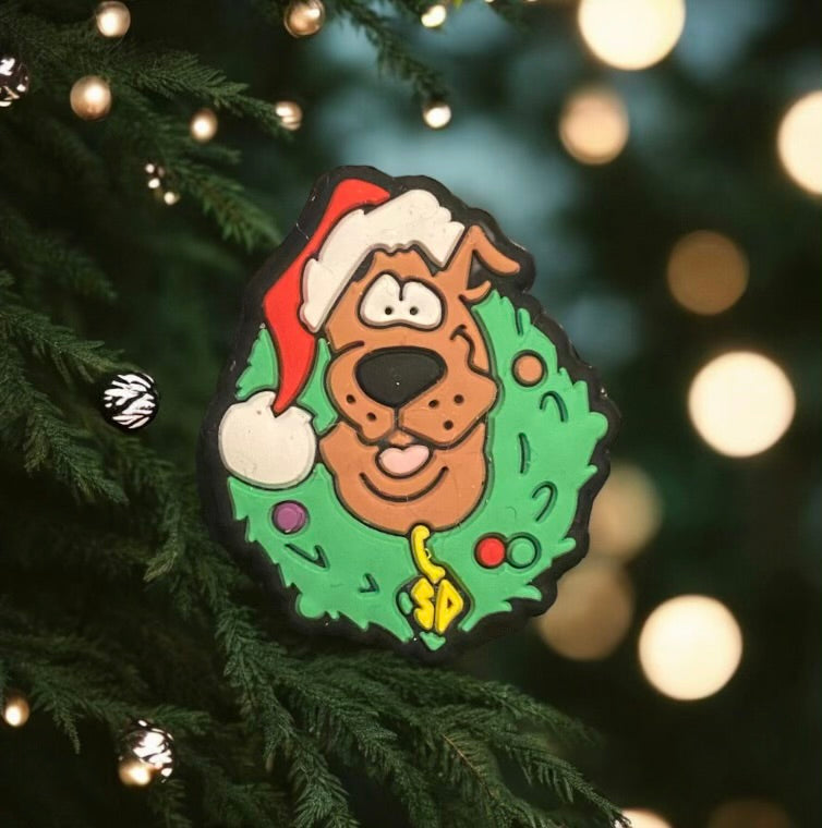 Cartoon Dog Christmas Focal