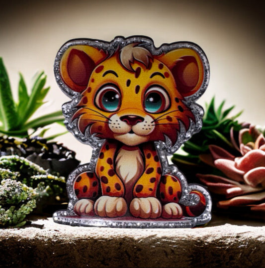 Cheetah Acrylic Flatback