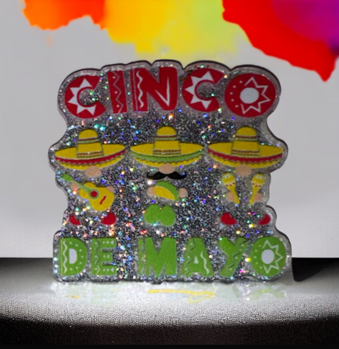Cinco De Mayo Acrylic Flatback