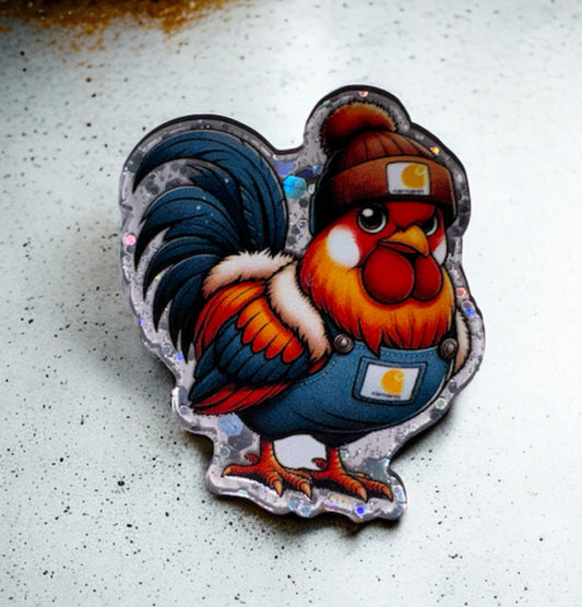 Chicken Acrylic Flatback