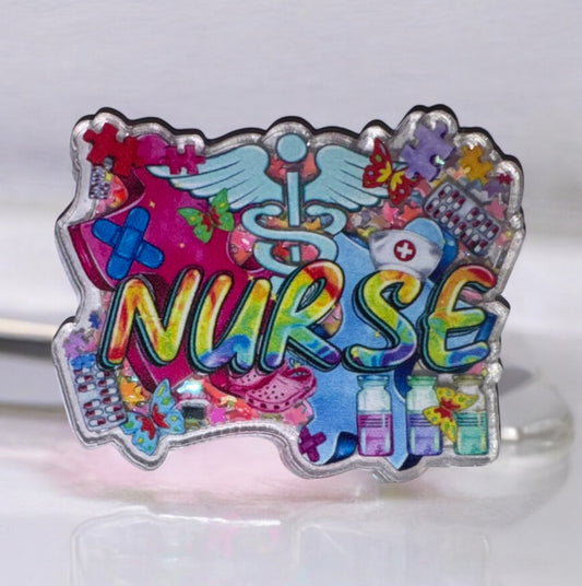 Nurse Shaker Acrylic Flatback