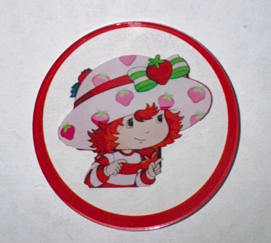 Strawberry Girl Acrylic Flatback