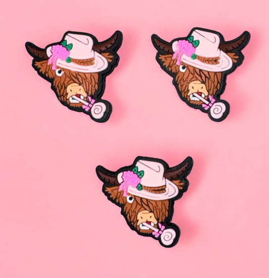 Highland Cow Lollipop Focal