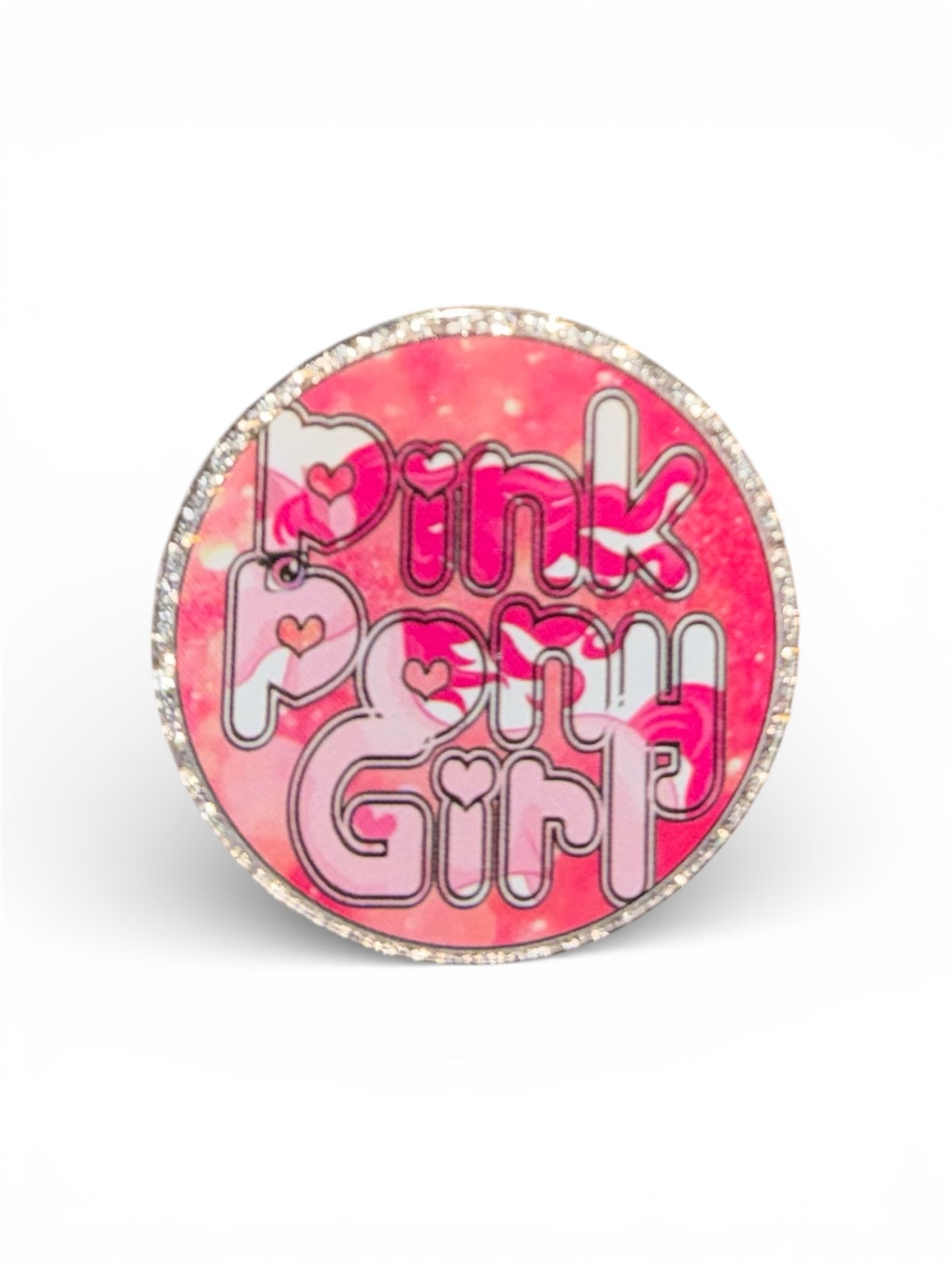 Pink Pony Acrylic Flatback