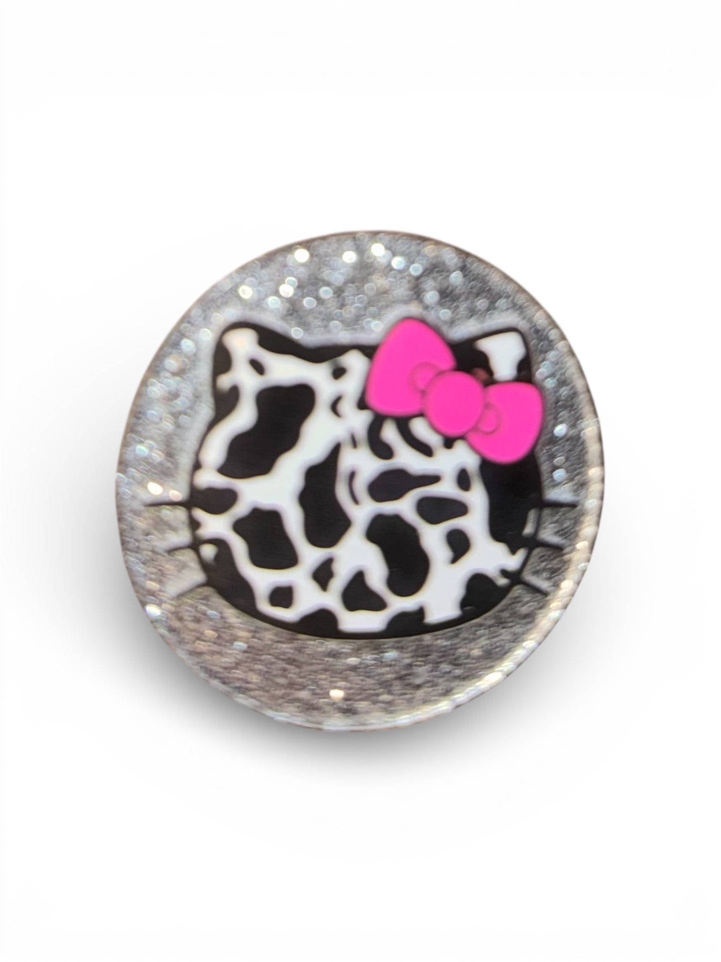 HK Cowprint Acrylic Flatback