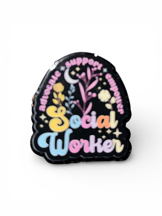 Social Worker Acrylic Flatback