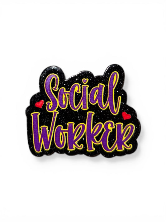 Social Worker Acrylic Flatback