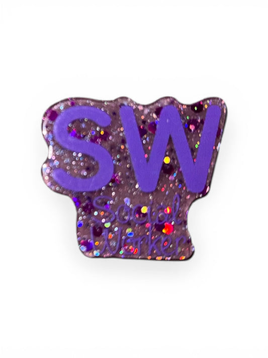 Social Worker Acrylic Flatback