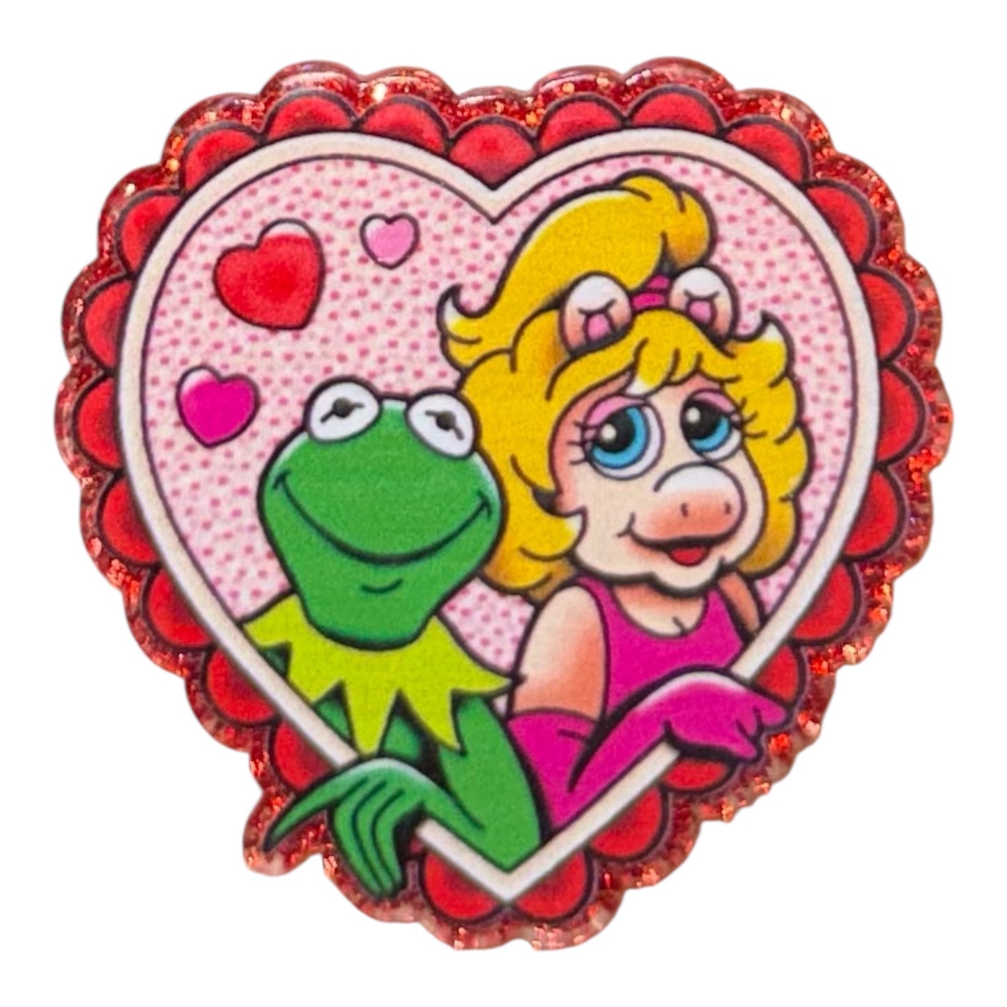 Frog And Pig Character Acrylic Flatback