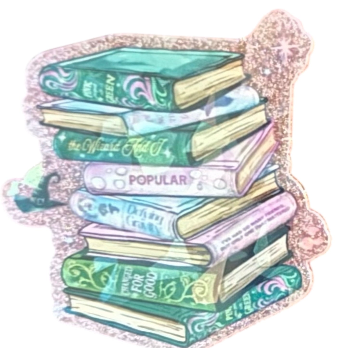 Holographic Books Acrylic Flatback