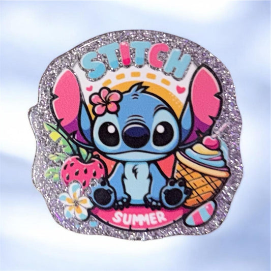 Blue Alien Summer Acrylic Flatback