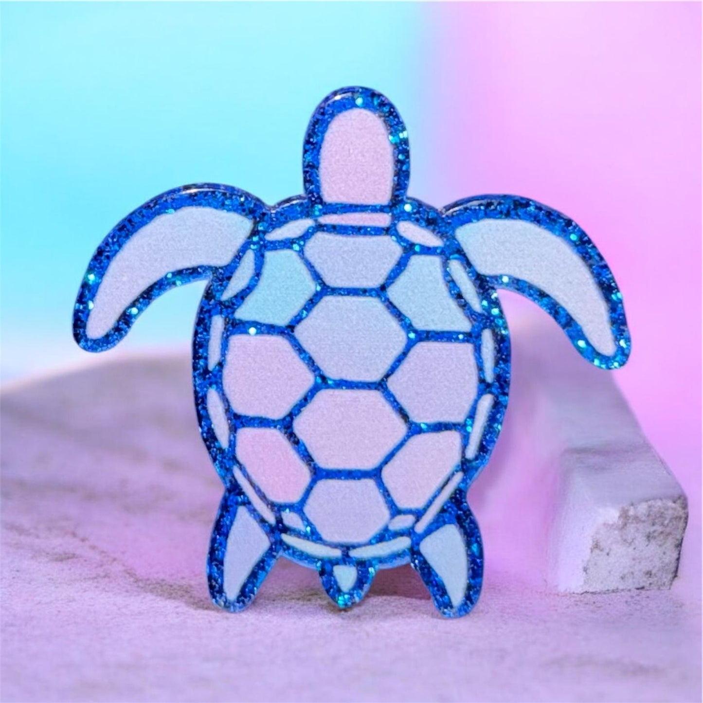 Blue Turtle Acrylic Flatback