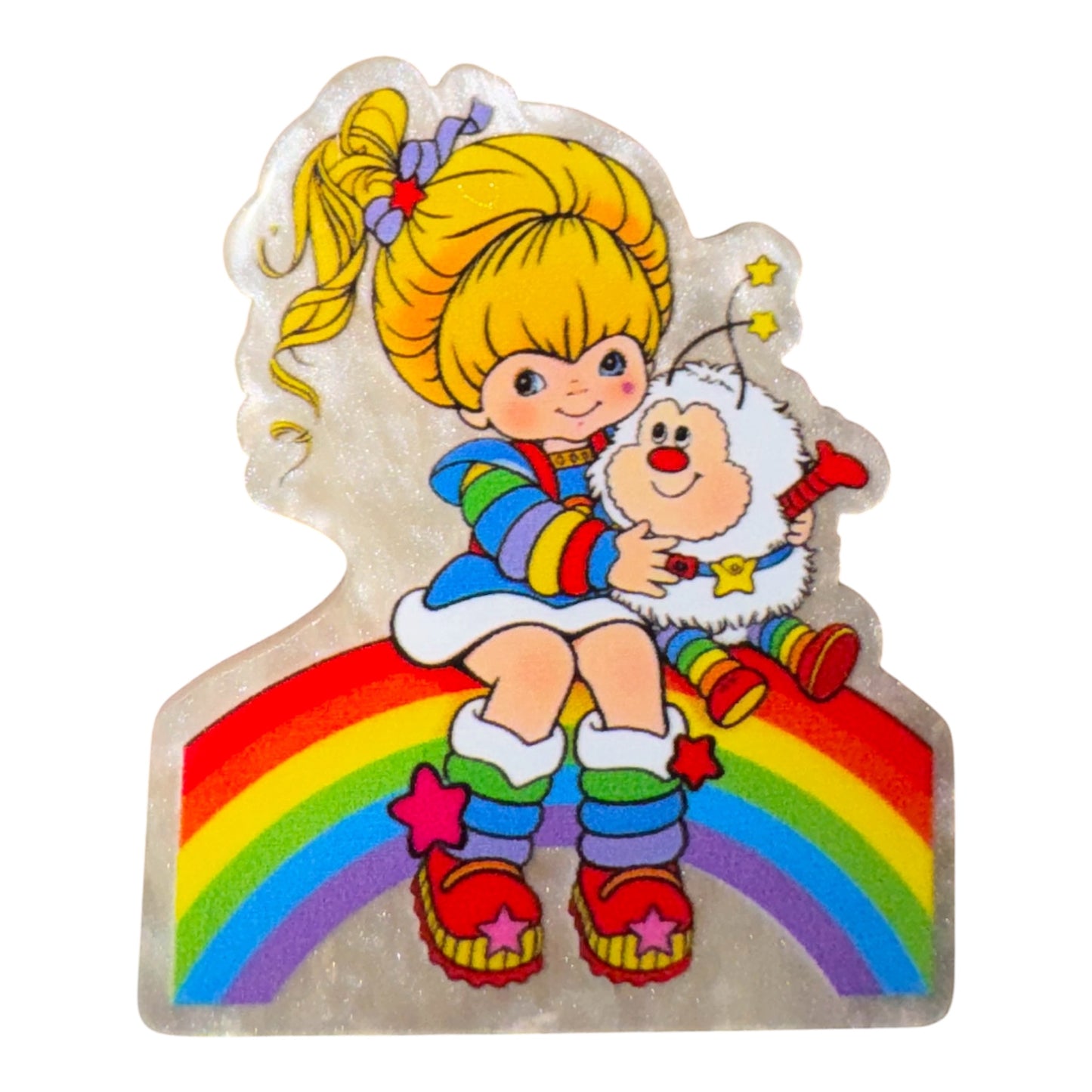 Rainbow Girl Acrylic Flatback