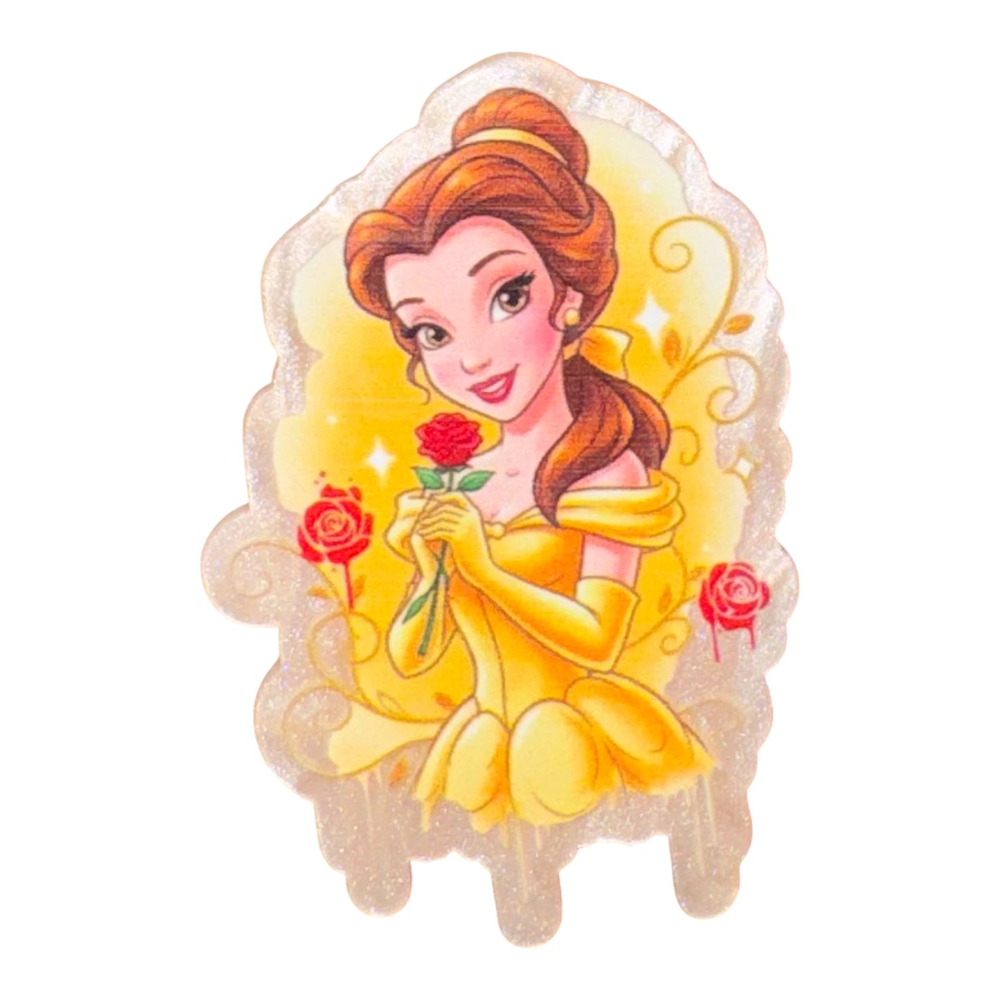 Yellow Princess Acrylic Flatback