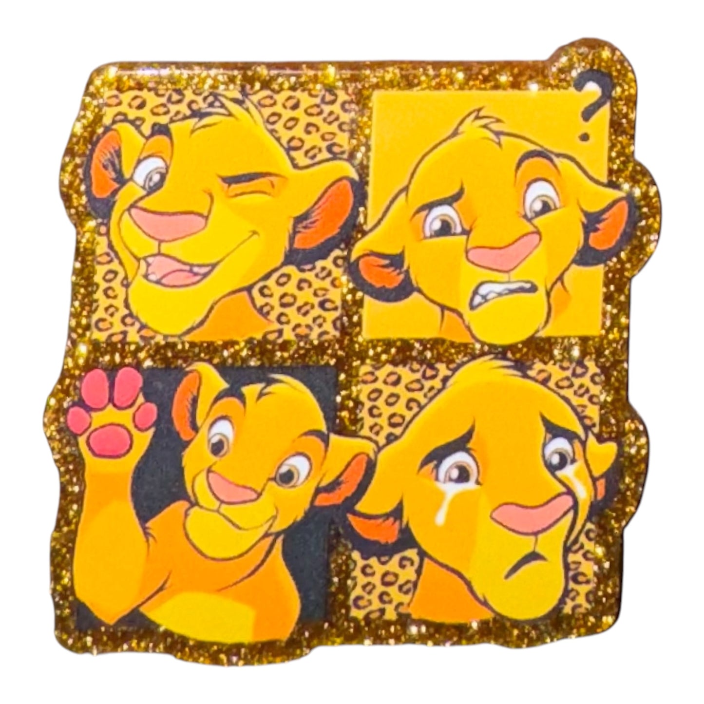 Lion Character Acrylic Flatback