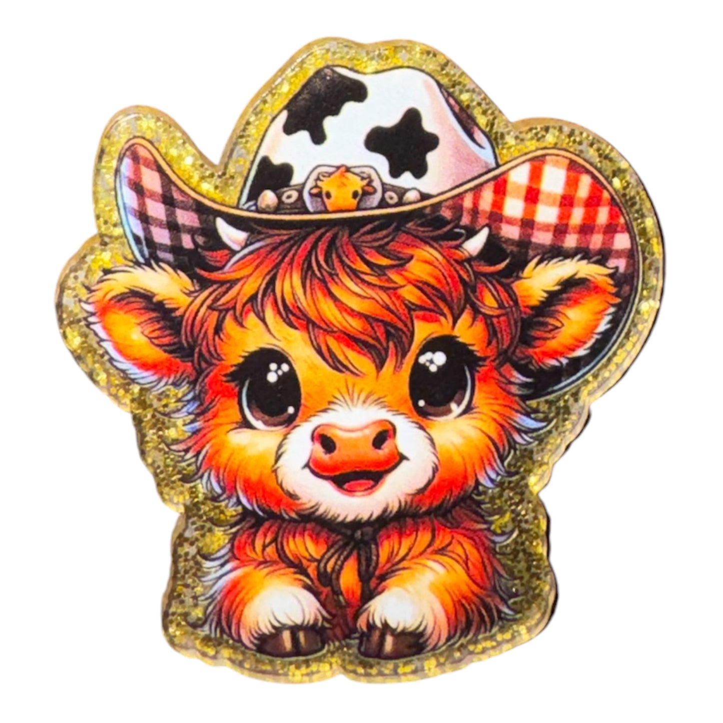 Highland Cowboy Acrylic Flatback