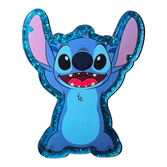 Blue Alien Acrylic Flatback