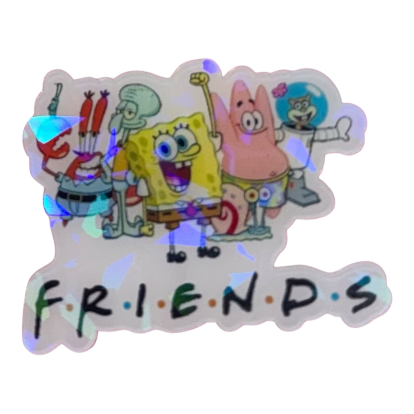 Under The Sea Sponge Friends Acrylic Flatback