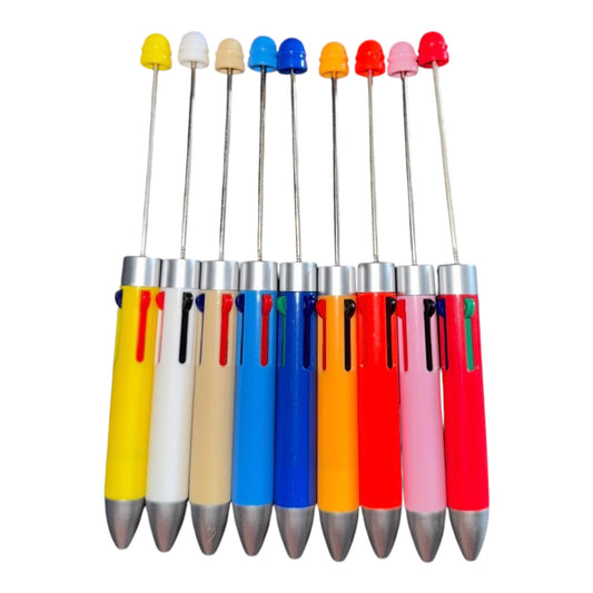 Beadable Multicolor Click Pens