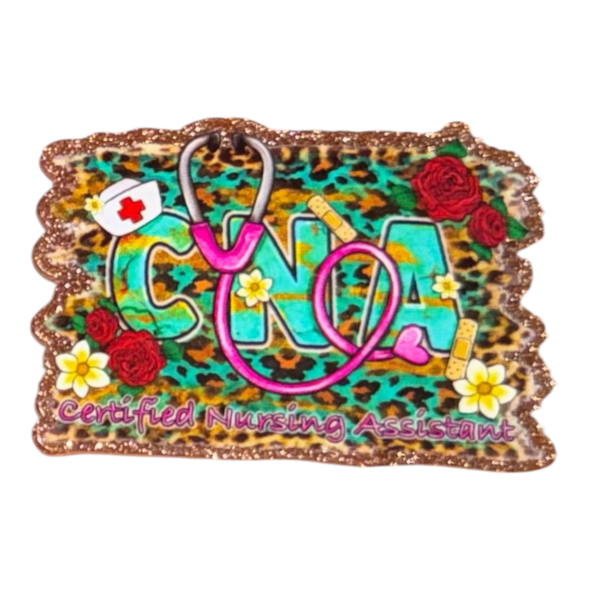 CNA Leopard Print Acrylic Flatback