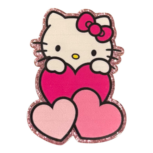 HK Hearts Acrylic Flatback
